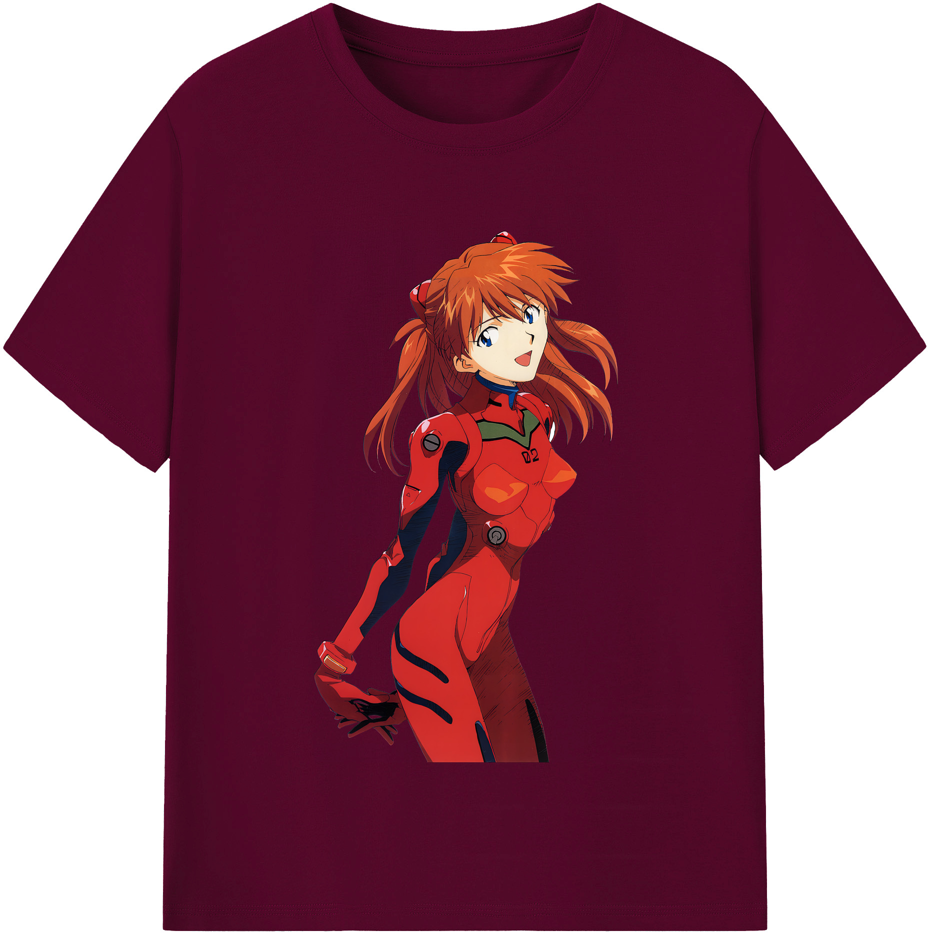 （画像用） EVA 新世紀エヴァンゲリオン レディースカジュアルプリントTシャツ（綿100％）